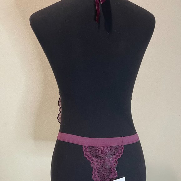 Oh La La Cheri PARIS laced teddy in purple NWT - Picture 5 of 6